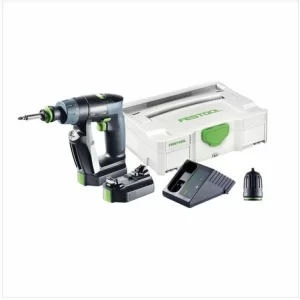 Festool CXS Li 2,6 Plus Akku Bohrschrauber 10,8V ( 564531 ) 16Nm Im Systainer + 2x 2,6Ah Akku + Ladegerät 9