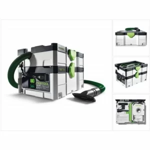 Festool CTL SYS Cleantec Absaugmobil 4,5l Staubkl. L ( 584173 ) + Tragegurt, Düsen, Saugschlauch 15