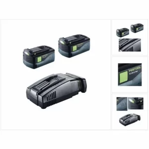 Festool Akku Set 18V Mit 2x BP 18 Li 5,2 AS Akkupack 5,2Ah ( 200181 ) + SCA 8 Ladegerät ( 200178 ) 15