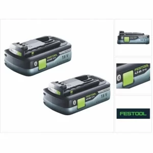 Festool HighPower Akku Set 18V Mit 2x Akku 4,0Ah HPC-ASI ( 205034 ) Bluetooth Mit Airstream Technologie 15