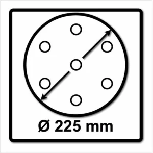 Festool STF D225/8 Saphir Schleifscheiben 225 Mm P36 SA / 25 Stück ( 495175 ) 13