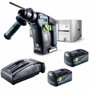 Festool BHC 18 LI 5,2 I-Plus Akku Bohrhammer 18V 25Nm SDS-plus Brushless + 2x Akku 5,2Ah + Ladegerät + Systainer ( 575697 ) 9