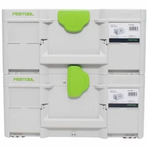 Festool Systainer Set 2x SYS3 M 187 ( 2x 204842 ) 15,9 Liter 396x296x187mm Werkzeugkoffer Koppelbar 13