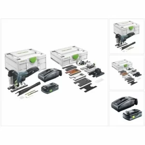 Festool CARVEX PSC 420 HPC 4,0 EBI-Set Akku Pendelstichsäge 18 V 120 Mm ( 576523 ) Brushless + 1x Akku 4,0 Ah + Ladegerät + Systainer + Zubehör 15