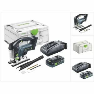 Festool CARVEX PSBC 420 HPC 4,0 EBI-Plus Akku Pendelstichsäge 18 V ( 576532 ) 120 Mm Brushless + 1x Akku 4,0 Ah + Ladegerät + Systainer 11