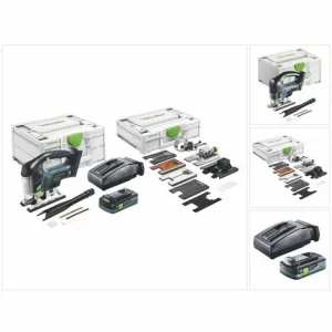 Festool CARVEX PSBC 420 HPC 4,0 EBI-Set Akku Pendelstichsäge 18 V ( 576536 ) 120 Mm Brushless + 1x Akku 4,0 Ah + Ladegerät + Systainer + Zubehör 15
