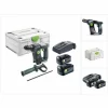 Festool BHC 18 Basic Akku Bohrhammer 18 V 25 Nm 1,8 J SDS Plus Brushless + 2x Akku 5,2 Ah + Ladegerät + Systainer 7