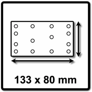 Festool STF 80×133 RU2/50 Schleifstreifen Rubin 2 P150 80 X 133 Mm 100 Stk. ( 2x 499051 ) Für Rutscher RTS 400, RTSC 400, RS 400, RS 4, LS 130 9