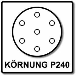 Festool STF D225/128 Schleifscheibe Granat P240 225 Mm 100 Stk. ( 4x 205663 ) Für Langhalsschleifer PLANEX 9