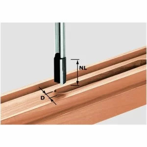 FESTOOL Nutfräser HW Schaft 8 Mm HW S8 D10/20 Nr. 490959 7