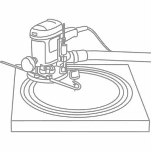 Festool Stangenzirkel SZ-OF 1000 Oberfräse OF 900 1000 1010 KF 483922 9
