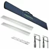 Festool Führungsschiene Tasche Set 2 Schienen Verbinder FSV/2 2 Zwingen 11