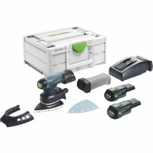 Festool DTSC 400 3,1 I-Plus Akku Deltaschleifer 18 V 100 X 150 Mm ( 576365 ) Brushless + 2x Akku 3,1 Ah + Ladegerät + Systainer ( Nachfolger Von 576898 ) 9