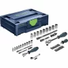 FESTOOL Ratschen-Systainer SYS3 M 112 RA 577134 Steckschlüsselsatz 50-teilig 11