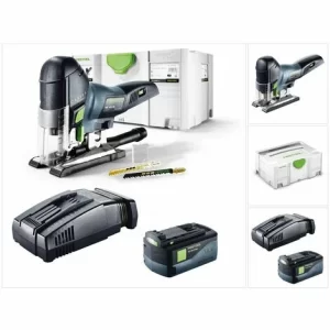 Festool PSC 420 Li 5,2 EB-Plus-SCA Akku Pendelstichsäge CARVEX 18V ( 574714 ) 120mm Brushless Im Systainer + 1x 5,2Ah Akku + Ladegerät 11
