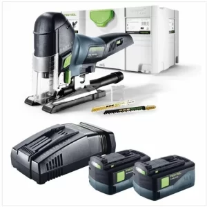 Festool PSC 420 Li 5,2 EB-Basic Akku Pendelstichsäge CARVEX 18V ( 574713 ) 120mm Brushless Im Systainer + 2x 5,2Ah Akku + Ladegerät 9