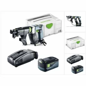 Festool DWC 18-4500 Li Basic Duradrive Akku Bauschrauber 18V ( 574747 ) 14Nm Brushless Im Systainer + 1x 5,2Ah Akku + Ladegerät 13