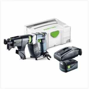 Festool DWC 18-4500 Li Basic Starter Duradrive Akku Bauschrauber 18V ( 574747 ) 14Nm Brushless Im Systainer + 1x 5,2Ah Akku + Ladegerät 9