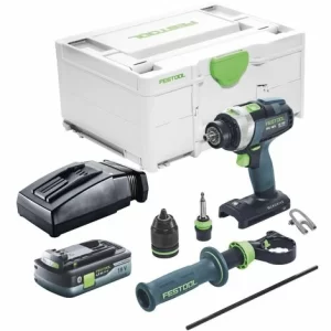 Festool TPC 18/4 Akku Schlagbohrschrauber 18 V 75 Nm Brushless + 1x Akku 4,0 Ah + Ladegerät + Systainer 9