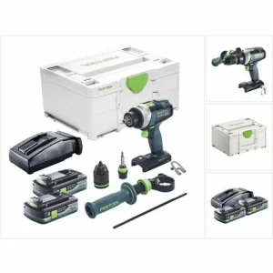 Festool TPC 18/4 Akku Schlagbohrschrauber 18 V 75 Nm Brushless + 2x Akku 4,0 Ah + Ladegerät + Systainer 11