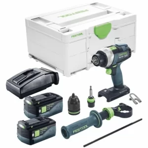 Festool TDC 18/4 Akku Bohrschrauber 18 V 75 Nm Brushless + 2x Akku 5,2 Ah + Ladegerät + Systainer 9