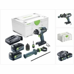 Festool TDC 18/4 Akku Bohrschrauber 18 V 75 Nm Brushless + 2x Akku 5,2 Ah + Ladegerät + Systainer 13