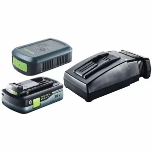 Festool PHC 18 Handy Ladestation Induktionsladung / USB-A / USB-C + 1x Akku 4,0 Ah + Ladegerät 9