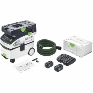 Festool CTLC MIDI Akku Absaugmobil 36 V ( 2x 18 V ) Staubkl. L + 2x Akku 5,2 Ah + Ladegerät + Systainer 9