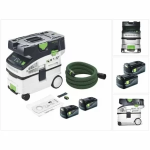 Festool CTMC MIDI Akku Absaugmobil 36 V ( 2x 18 V ) Staubkl. M + 2x Akku 5,2 Ah – Ohne Ladegerät 11