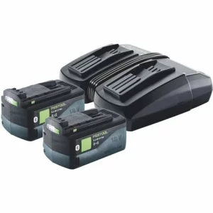 Festool Energie Set TCL 6 DUO Doppel Schnellladegerät 10,8 V – 18 V ( 577017 ) + 2x BP 18 Li 5,2Ah ASI Akkupack ( 2x 202479 ) 9